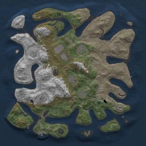 Thumbnail Rust Map: Procedural Map, Size: 4000, Seed: 1585986995, 18 Monuments