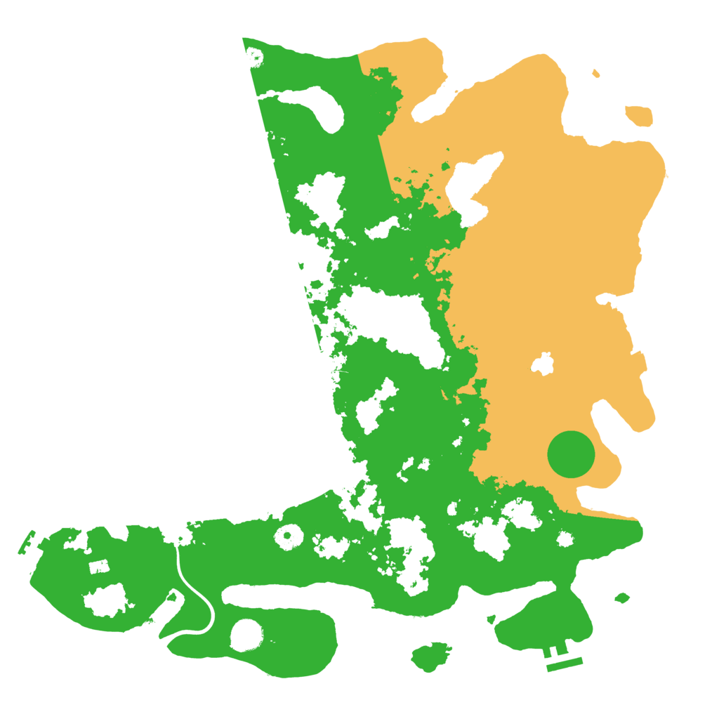 Biome Rust Map: Procedural Map, Size: 4000, Seed: 1585986995