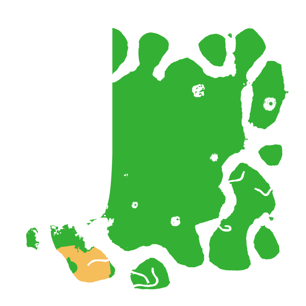 Biome Rust Map: Procedural Map, Size: 3500, Seed: 64534