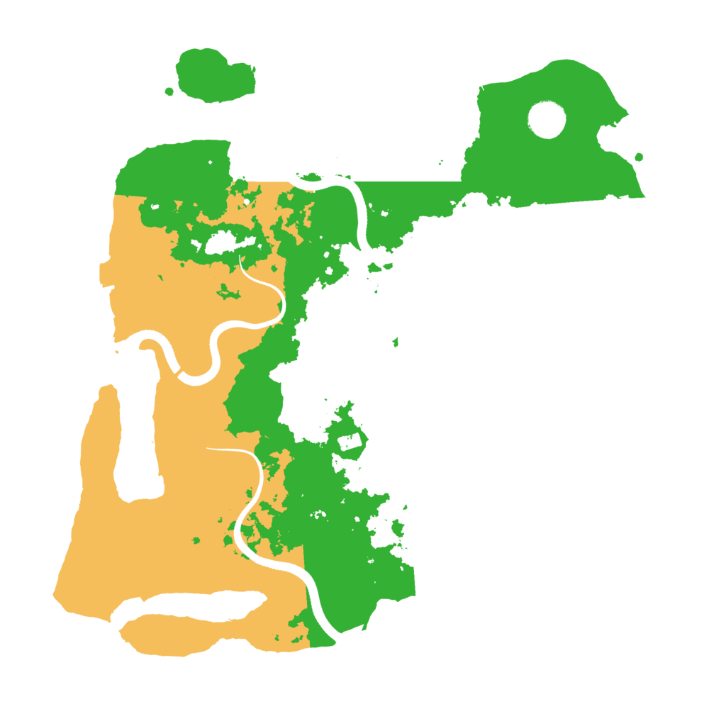 Biome Rust Map: Procedural Map, Size: 3500, Seed: 862246664