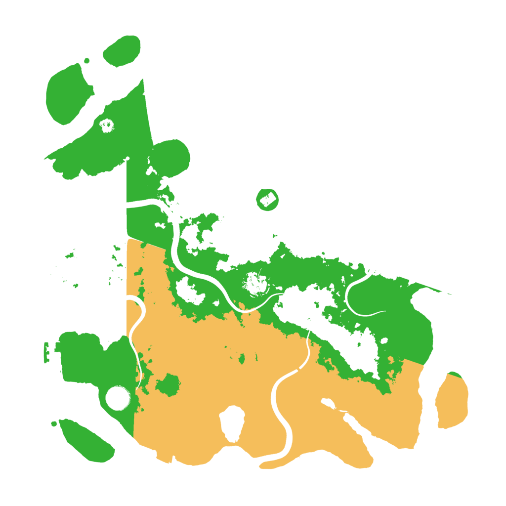Biome Rust Map: Procedural Map, Size: 3700, Seed: 872842643