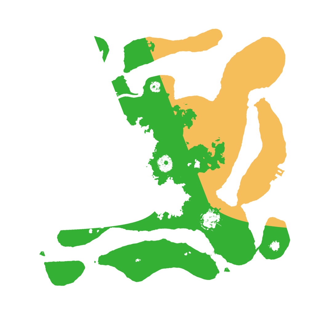 Biome Rust Map: Procedural Map, Size: 3000, Seed: 1045149415