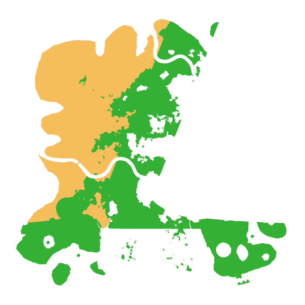 Biome Rust Map: Procedural Map, Size: 3800, Seed: 19655870