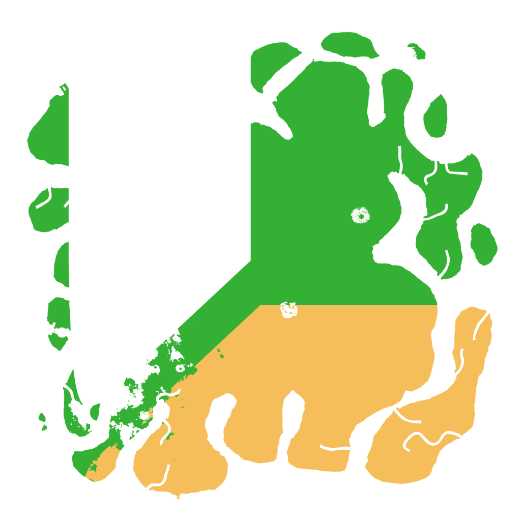 Biome Rust Map: Procedural Map, Size: 4500, Seed: 574260778