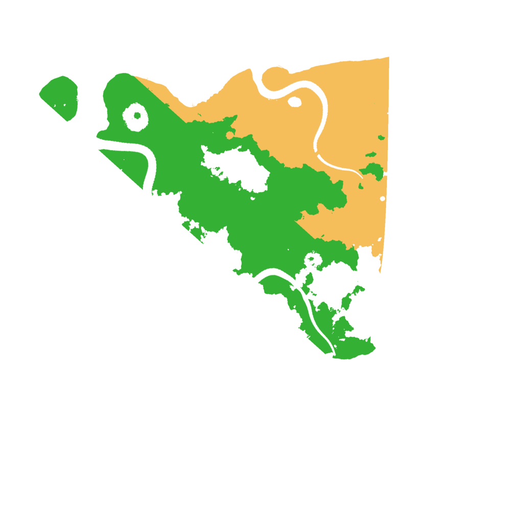 Biome Rust Map: Procedural Map, Size: 3000, Seed: 513651