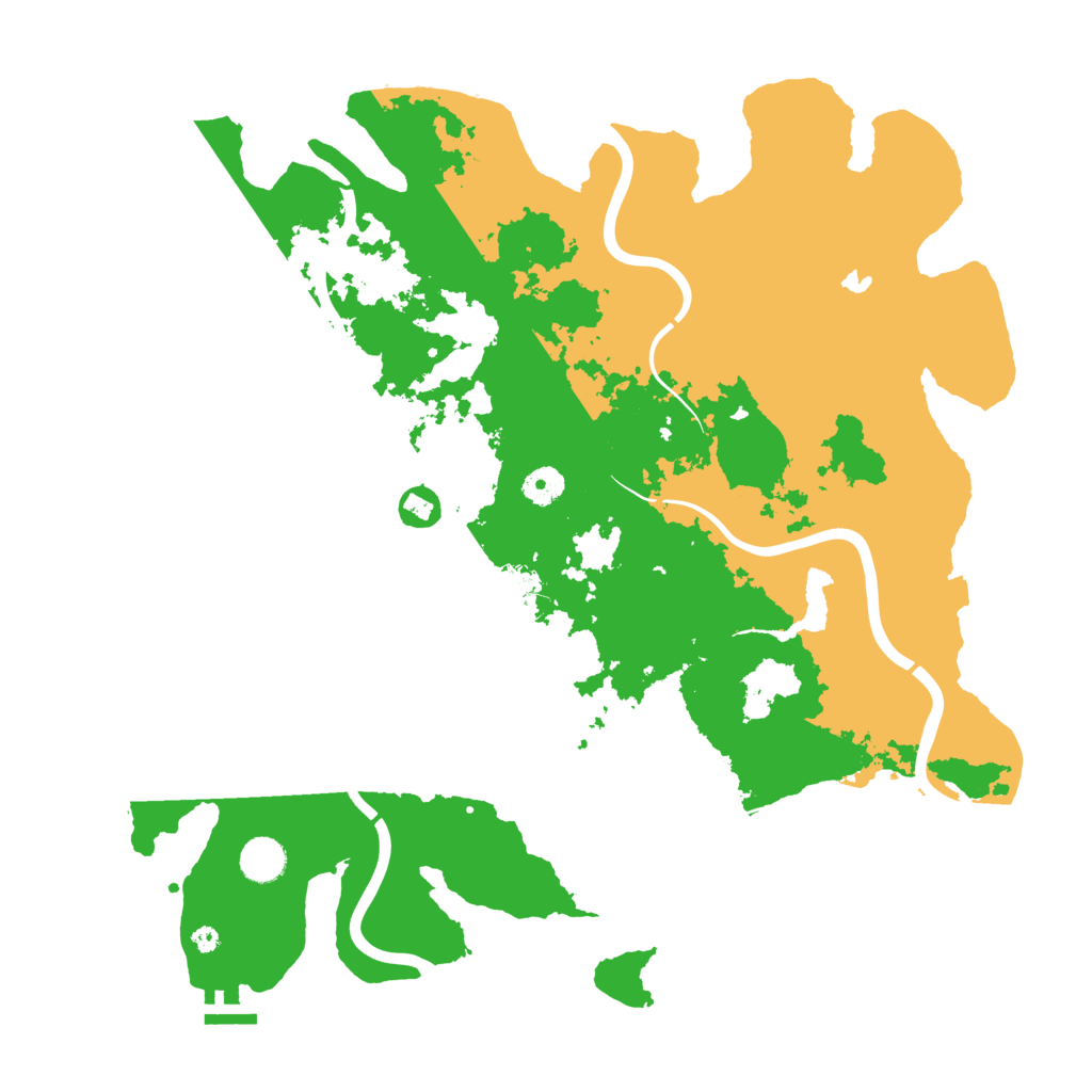 Biome Rust Map: Procedural Map, Size: 4200, Seed: 8347983