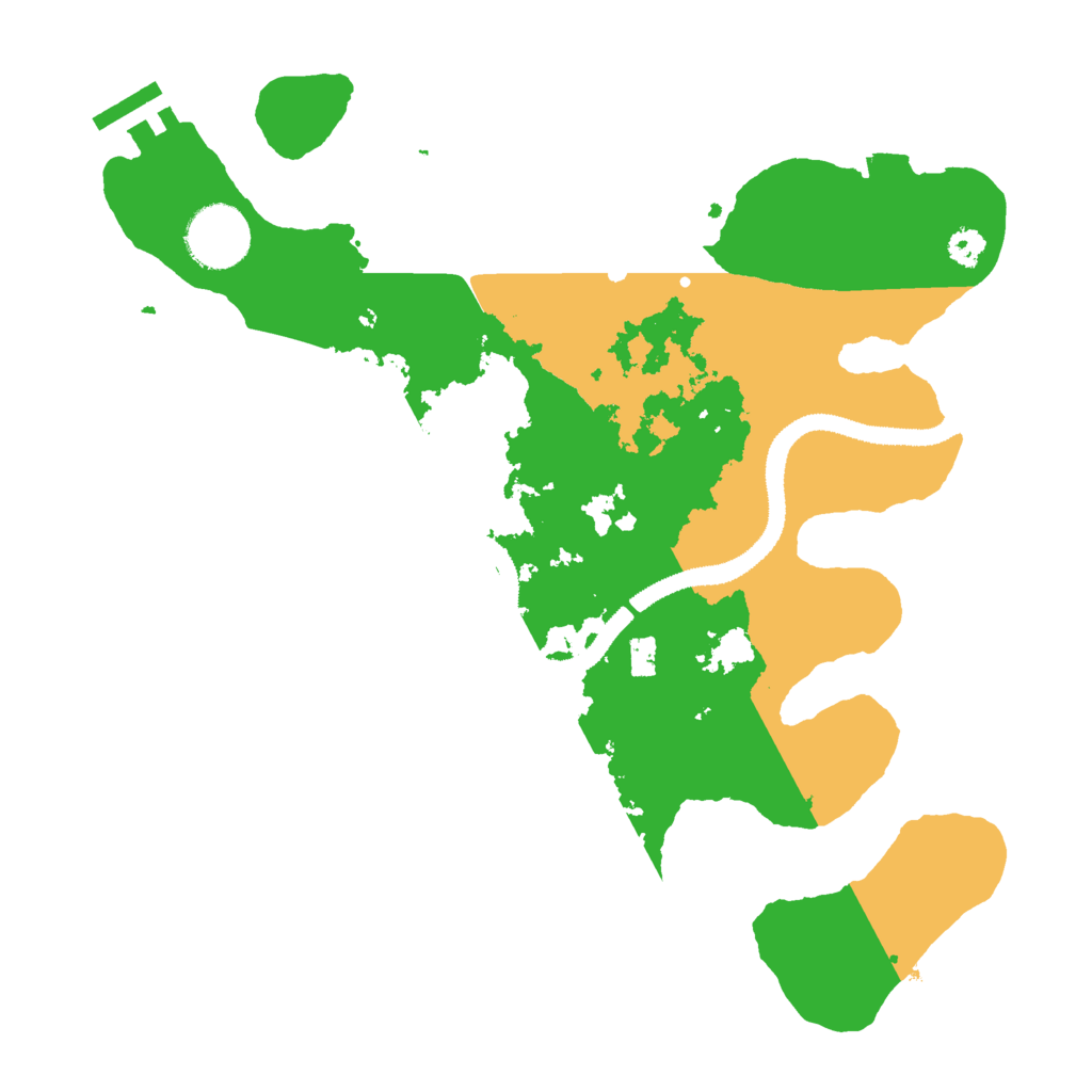 Biome Rust Map: Procedural Map, Size: 3000, Seed: 397116980