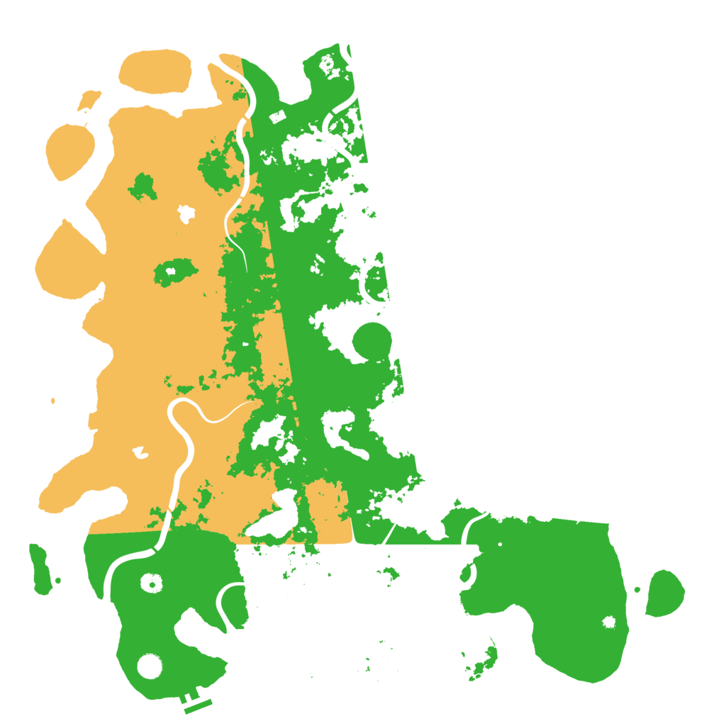 Biome Rust Map: Procedural Map, Size: 5100, Seed: 68