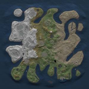 Thumbnail Rust Map: Procedural Map, Size: 3700, Seed: 694711825, 18 Monuments