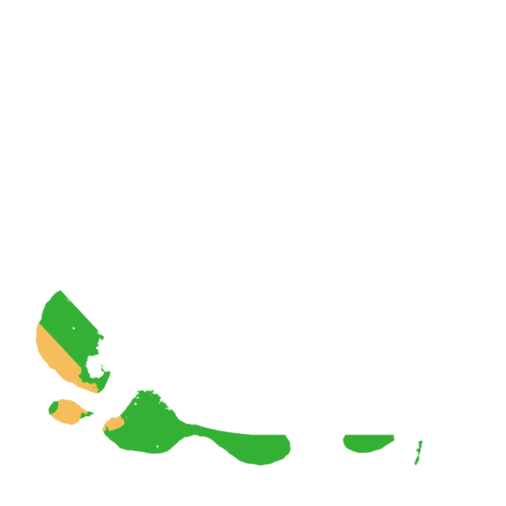 Biome Rust Map: Barren, Size: 3500, Seed: 7001