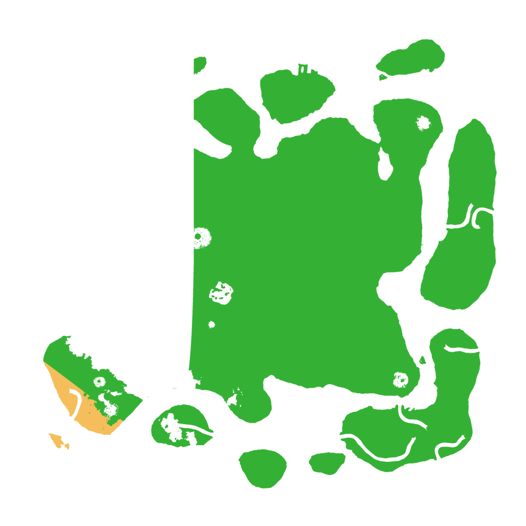 Biome Rust Map: Procedural Map, Size: 3500, Seed: 141241