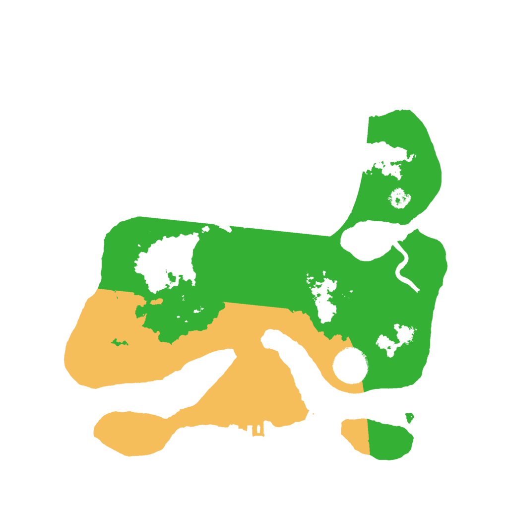 Biome Rust Map: Procedural Map, Size: 2600, Seed: 564