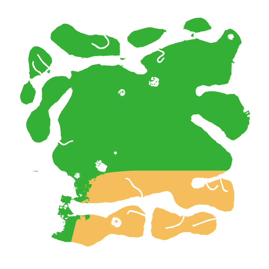 Biome Rust Map: Procedural Map, Size: 4000, Seed: 98203