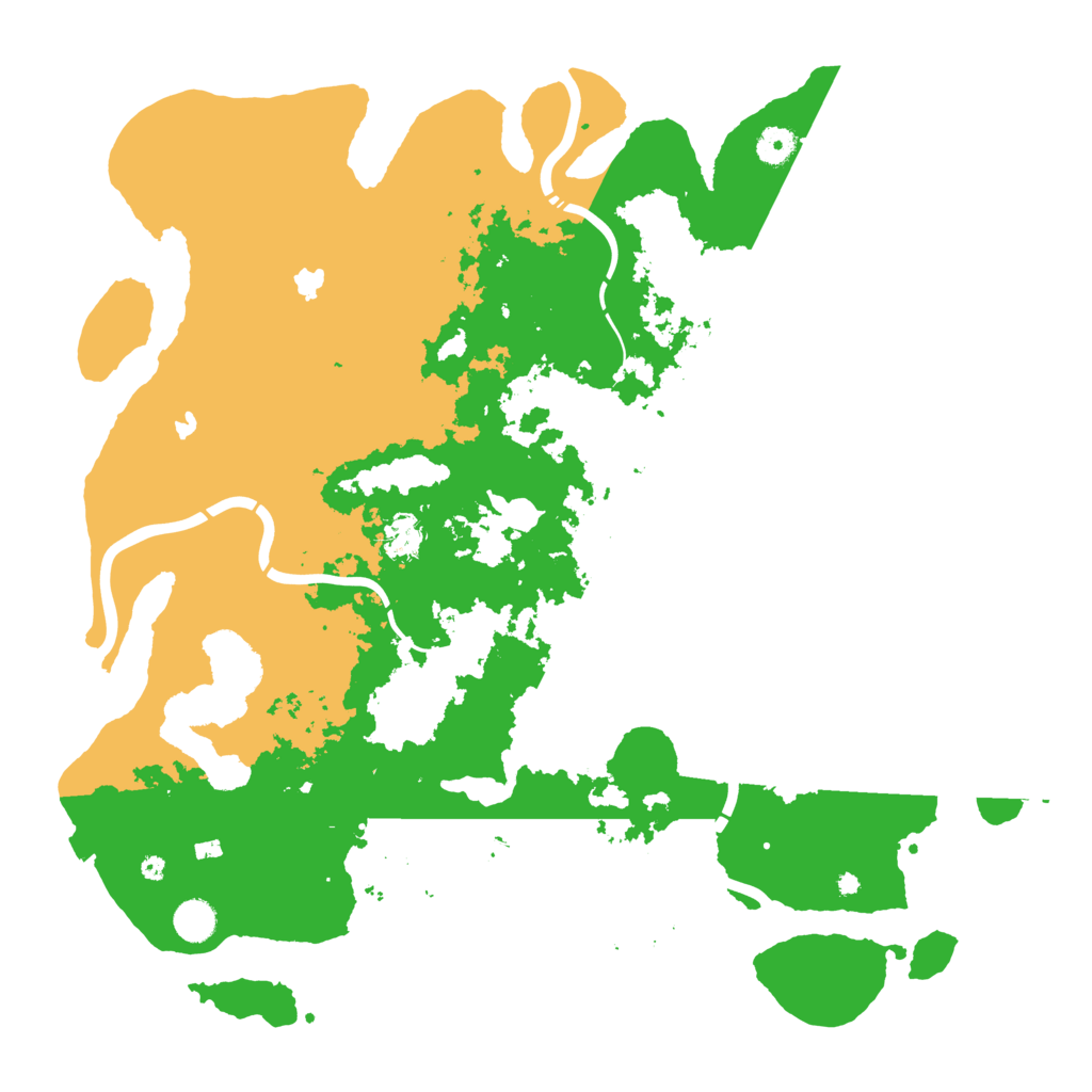 Biome Rust Map: Procedural Map, Size: 4500, Seed: 1414690735