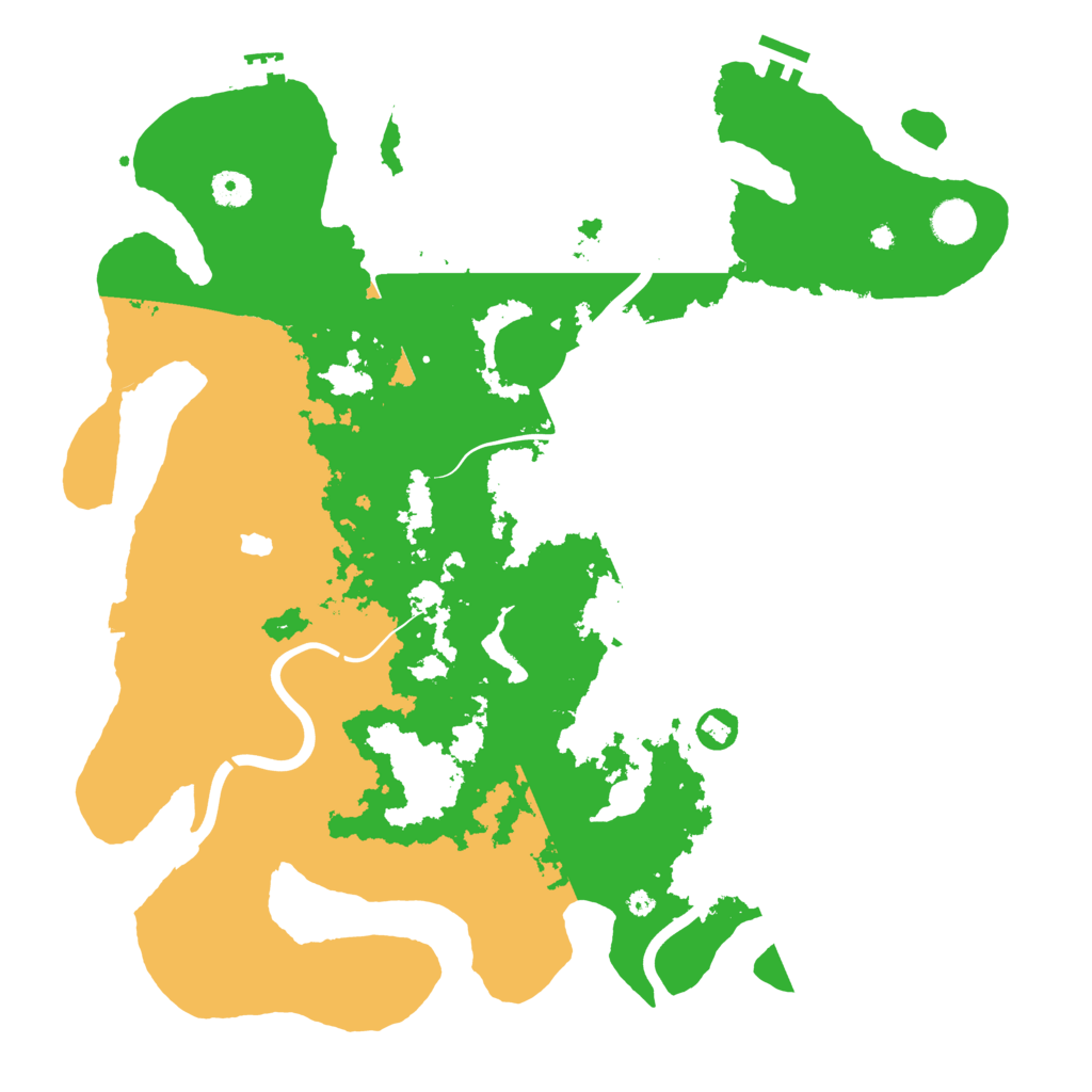 Biome Rust Map: Procedural Map, Size: 4250, Seed: 23025