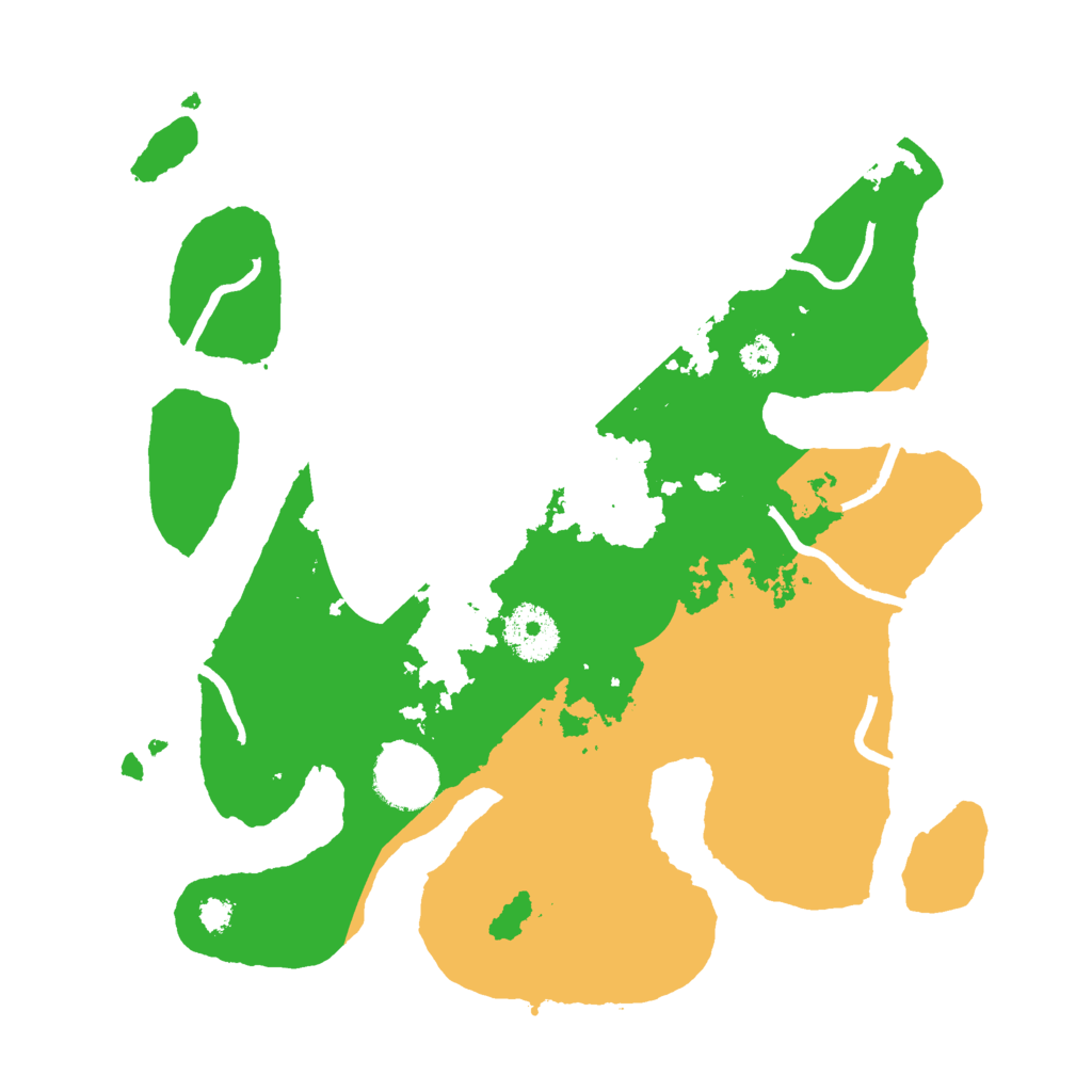 Biome Rust Map: Procedural Map, Size: 3000, Seed: 574260778