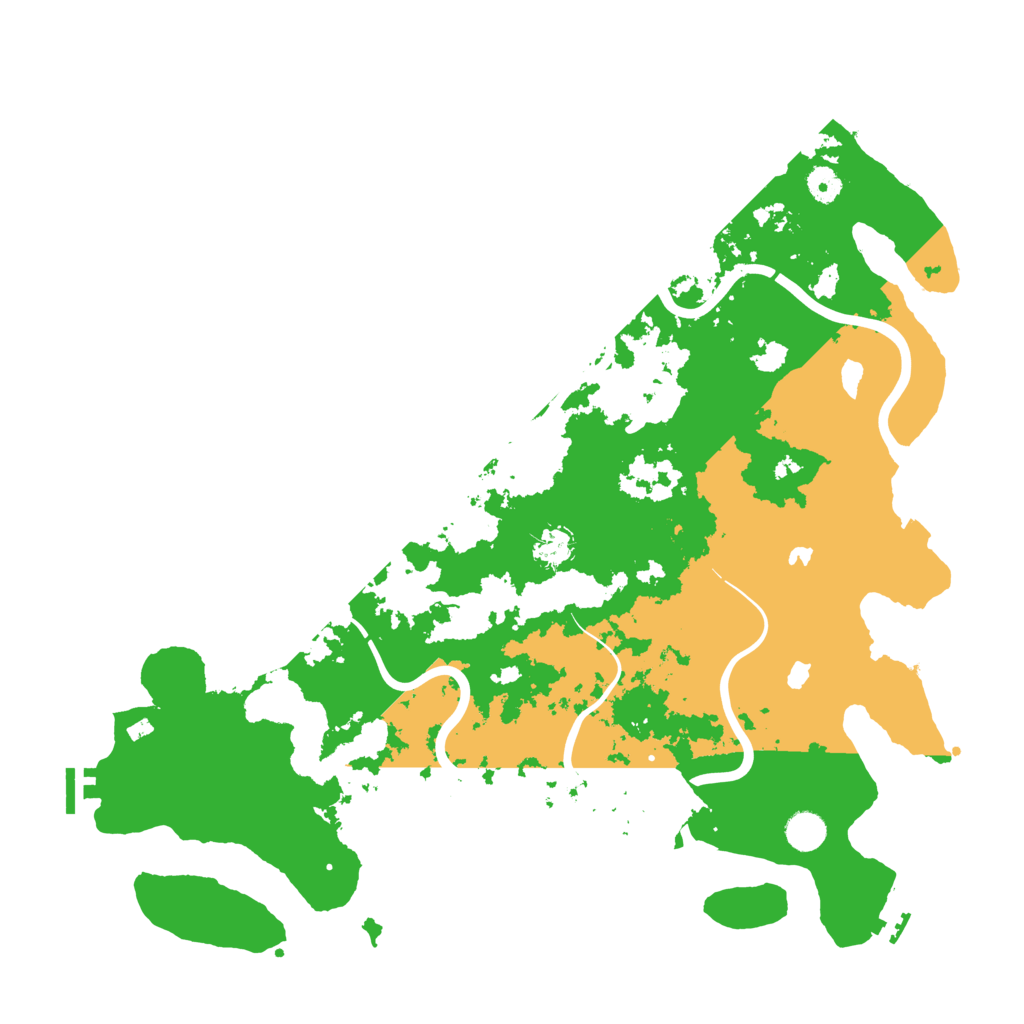 Biome Rust Map: Procedural Map, Size: 4500, Seed: 858913881