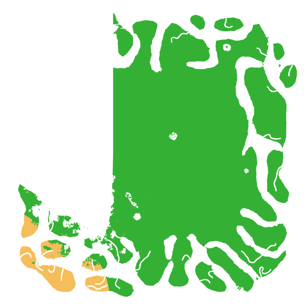 Biome Rust Map: Procedural Map, Size: 6000, Seed: 84732