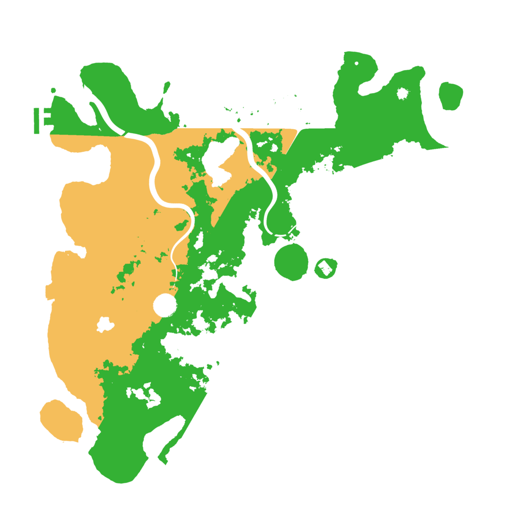 Biome Rust Map: Procedural Map, Size: 4000, Seed: 976315274