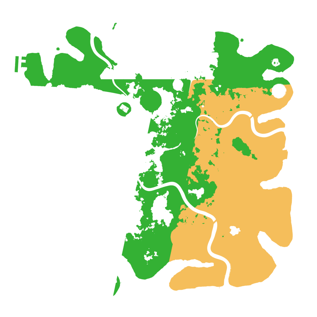 Biome Rust Map: Procedural Map, Size: 4000, Seed: 2424921