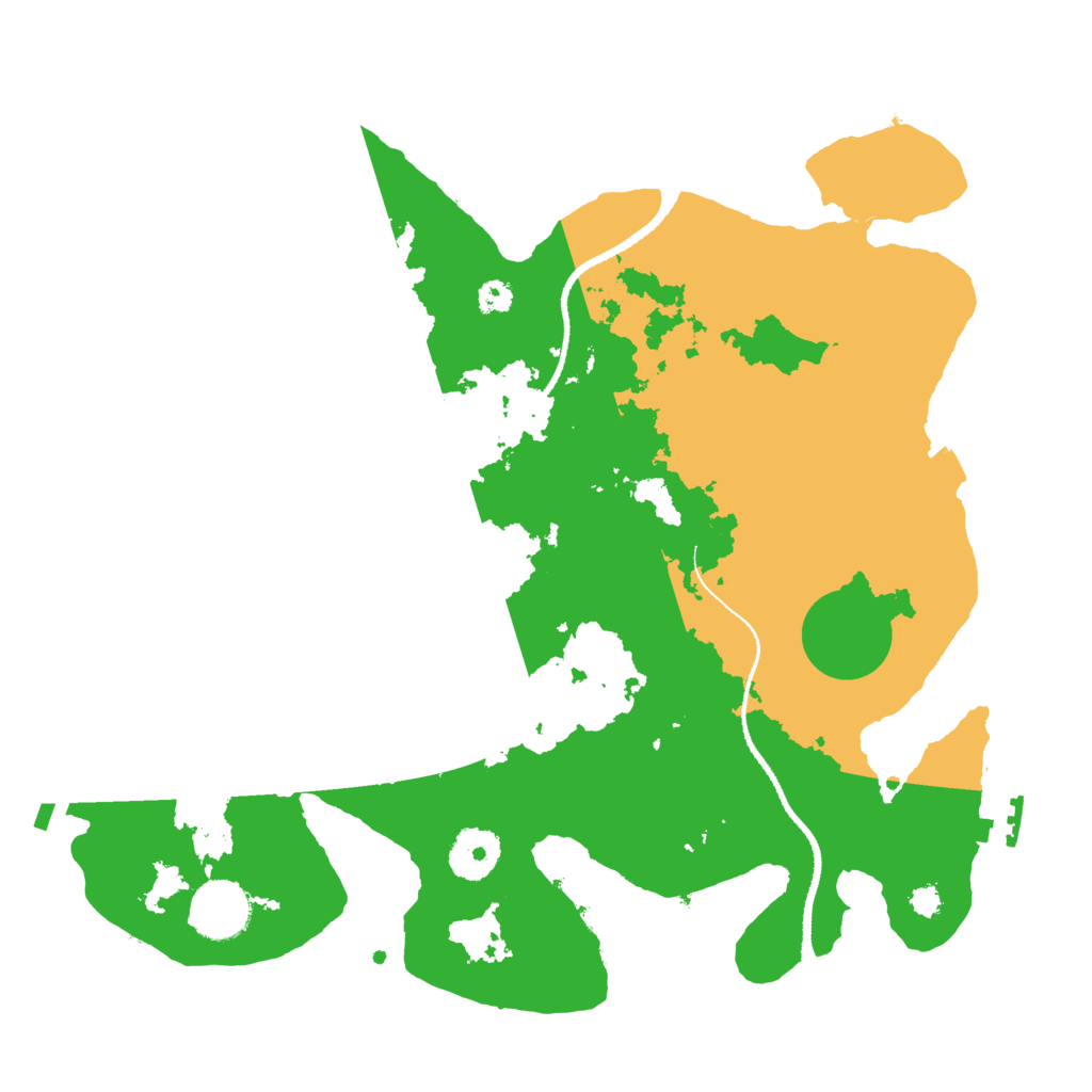 Biome Rust Map: Procedural Map, Size: 3200, Seed: 1556026006