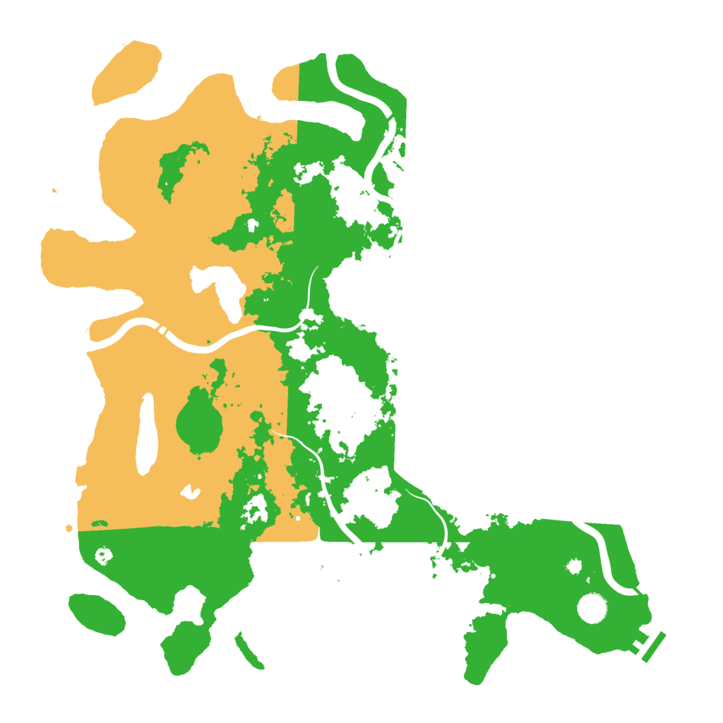 Biome Rust Map: Procedural Map, Size: 4250, Seed: 2500