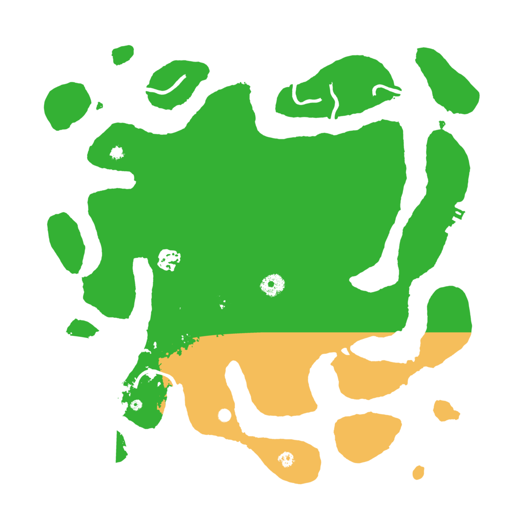 Biome Rust Map: Procedural Map, Size: 3500, Seed: 756682605