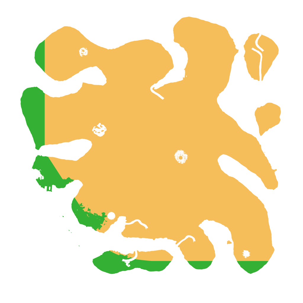 Biome Rust Map: Procedural Map, Size: 3500, Seed: 1231094143