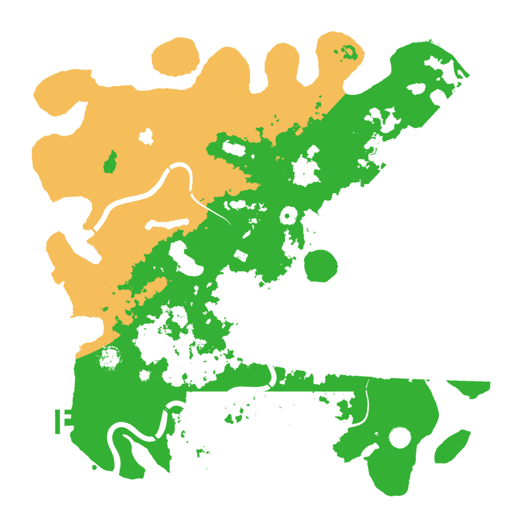 Biome Rust Map: Procedural Map, Size: 4300, Seed: 82859080