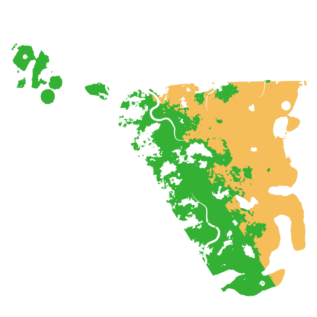 Biome Rust Map: Procedural Map, Size: 6000, Seed: 1317448946
