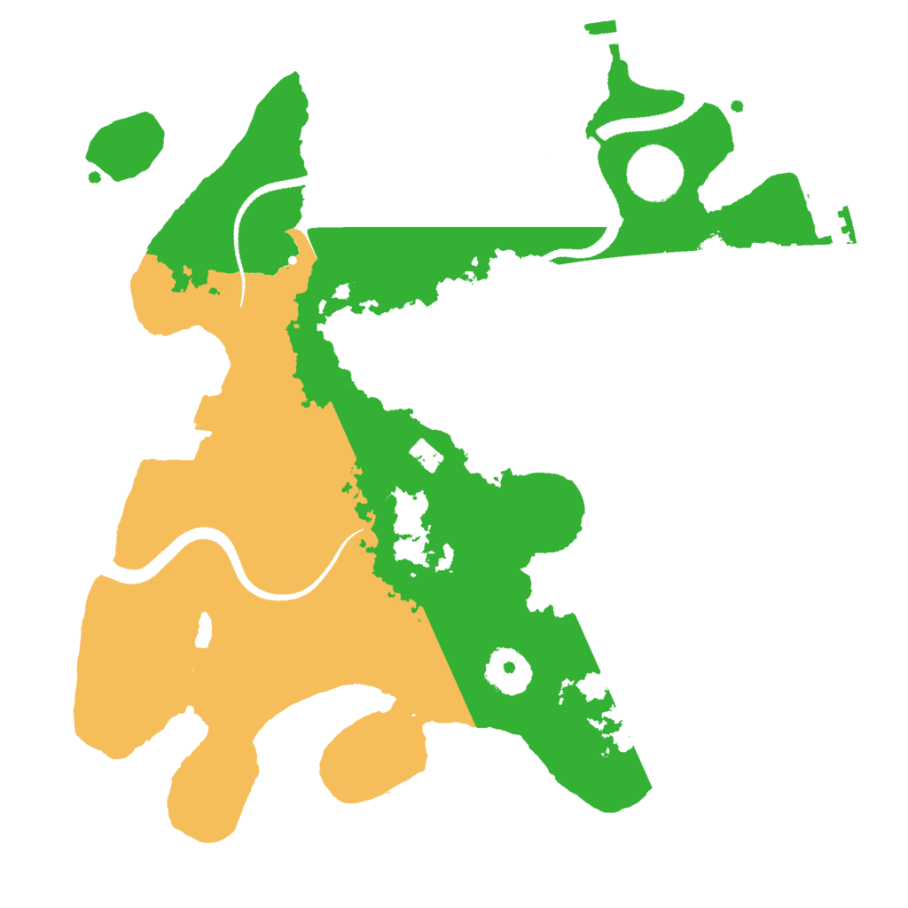 Biome Rust Map: Procedural Map, Size: 3000, Seed: 443454