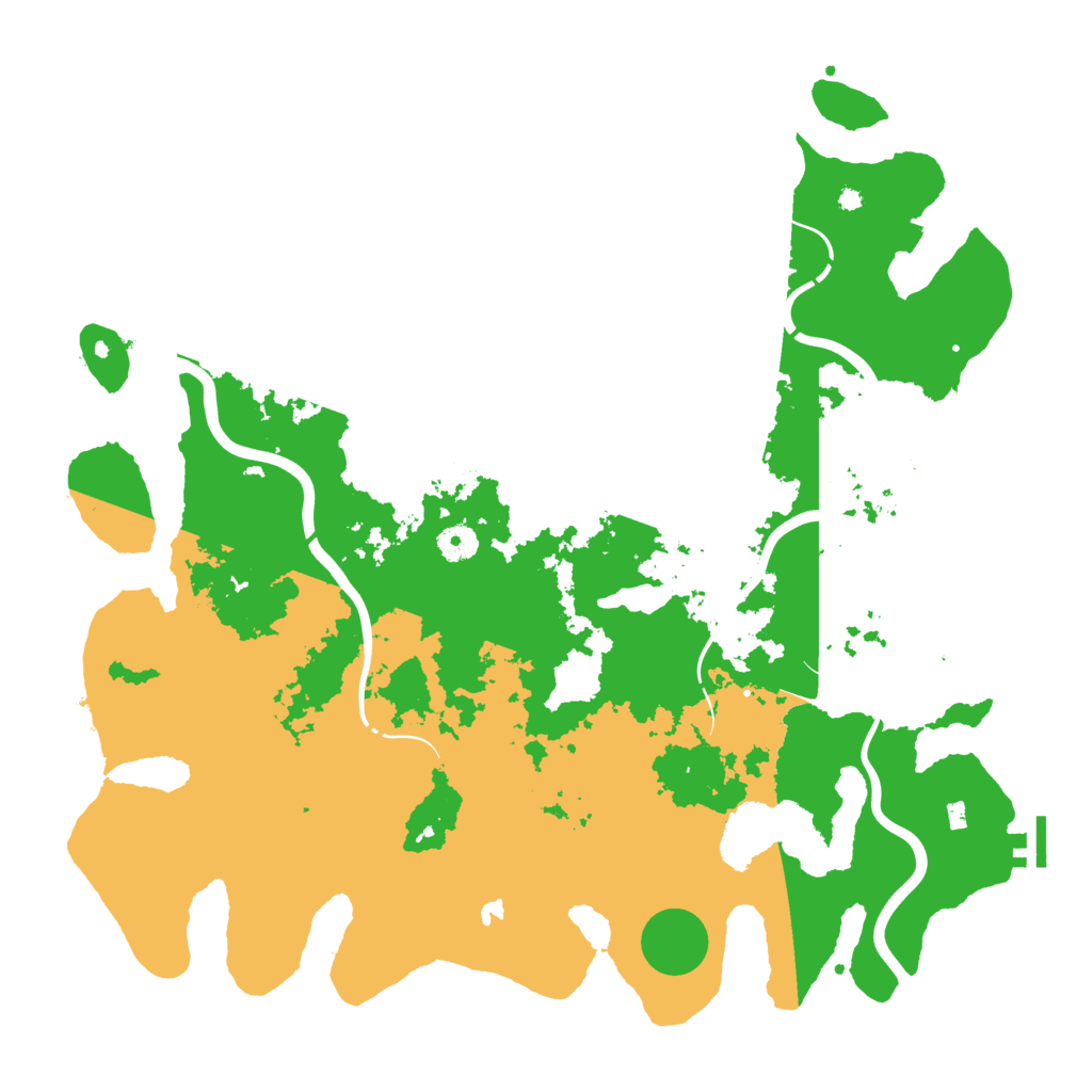 Biome Rust Map: Procedural Map, Size: 4300, Seed: 1776