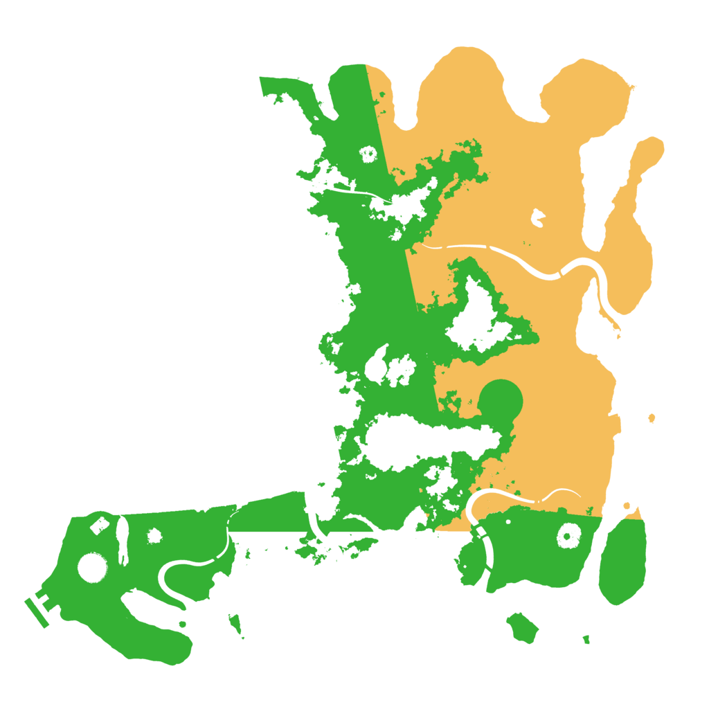 Biome Rust Map: Procedural Map, Size: 4250, Seed: 13555