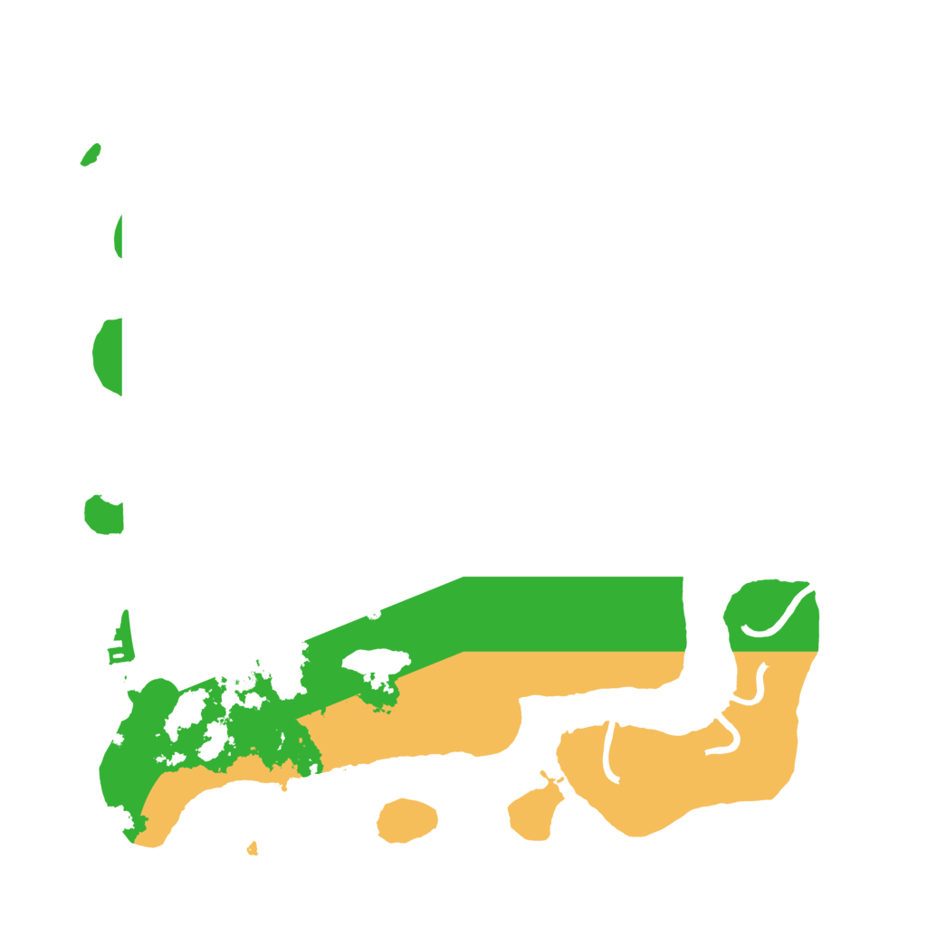 Biome Rust Map: Procedural Map, Size: 3500, Seed: 2061385623