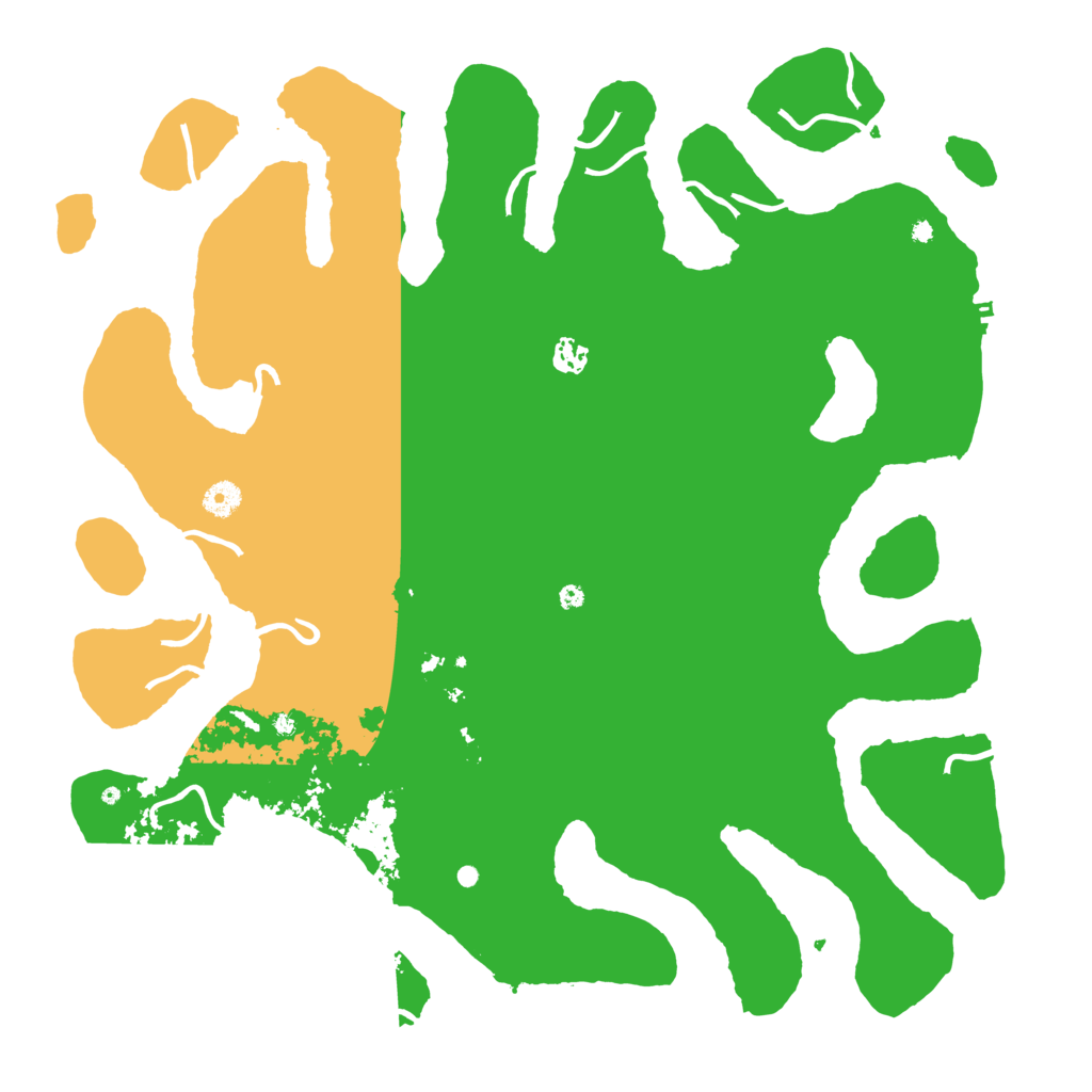 Biome Rust Map: Procedural Map, Size: 4500, Seed: 2001355244