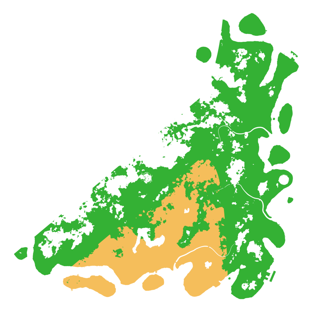 Biome Rust Map: Procedural Map, Size: 5500, Seed: 67678