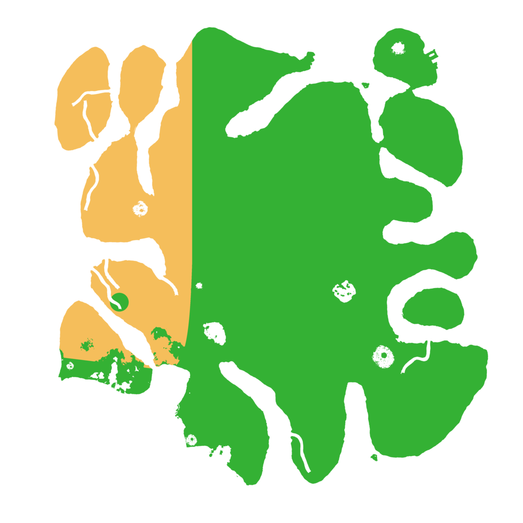 Biome Rust Map: Procedural Map, Size: 3700, Seed: 334201627