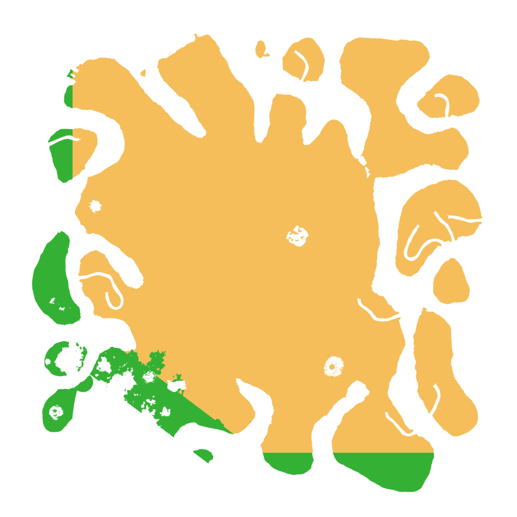 Biome Rust Map: Procedural Map, Size: 3880, Seed: 8675309