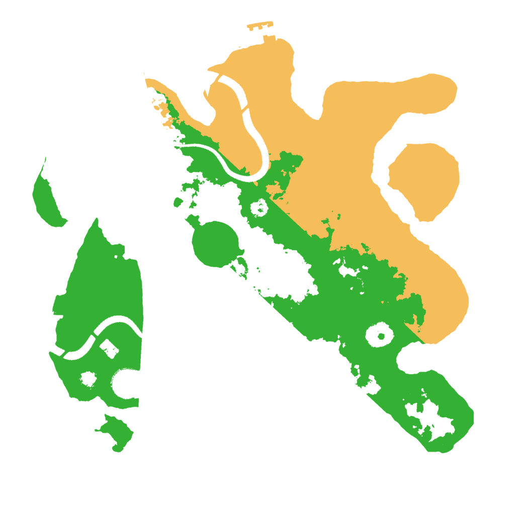 Biome Rust Map: Procedural Map, Size: 3000, Seed: 2081308639