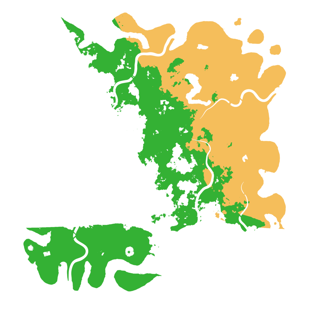 Biome Rust Map: Procedural Map, Size: 5000, Seed: 123455