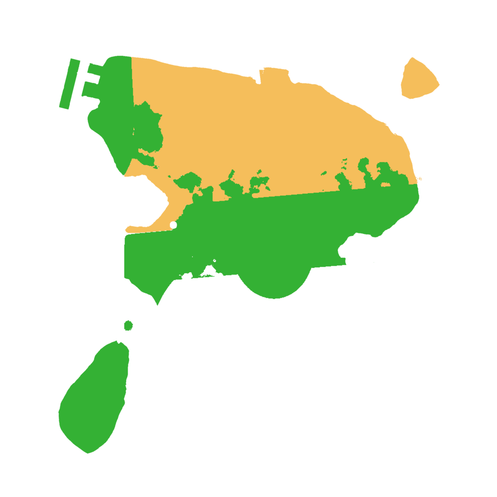 Biome Rust Map: Procedural Map, Size: 2000, Seed: 1507