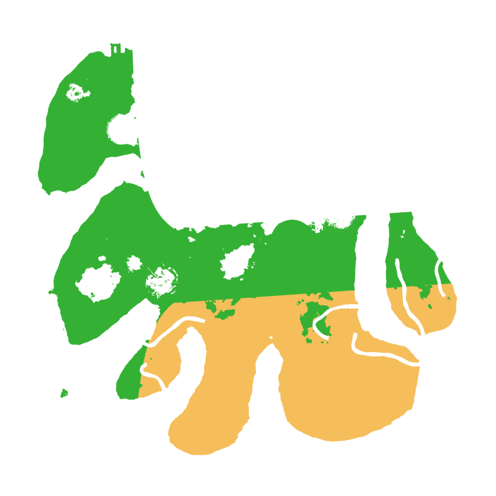 Biome Rust Map: Procedural Map, Size: 3000, Seed: 633357475