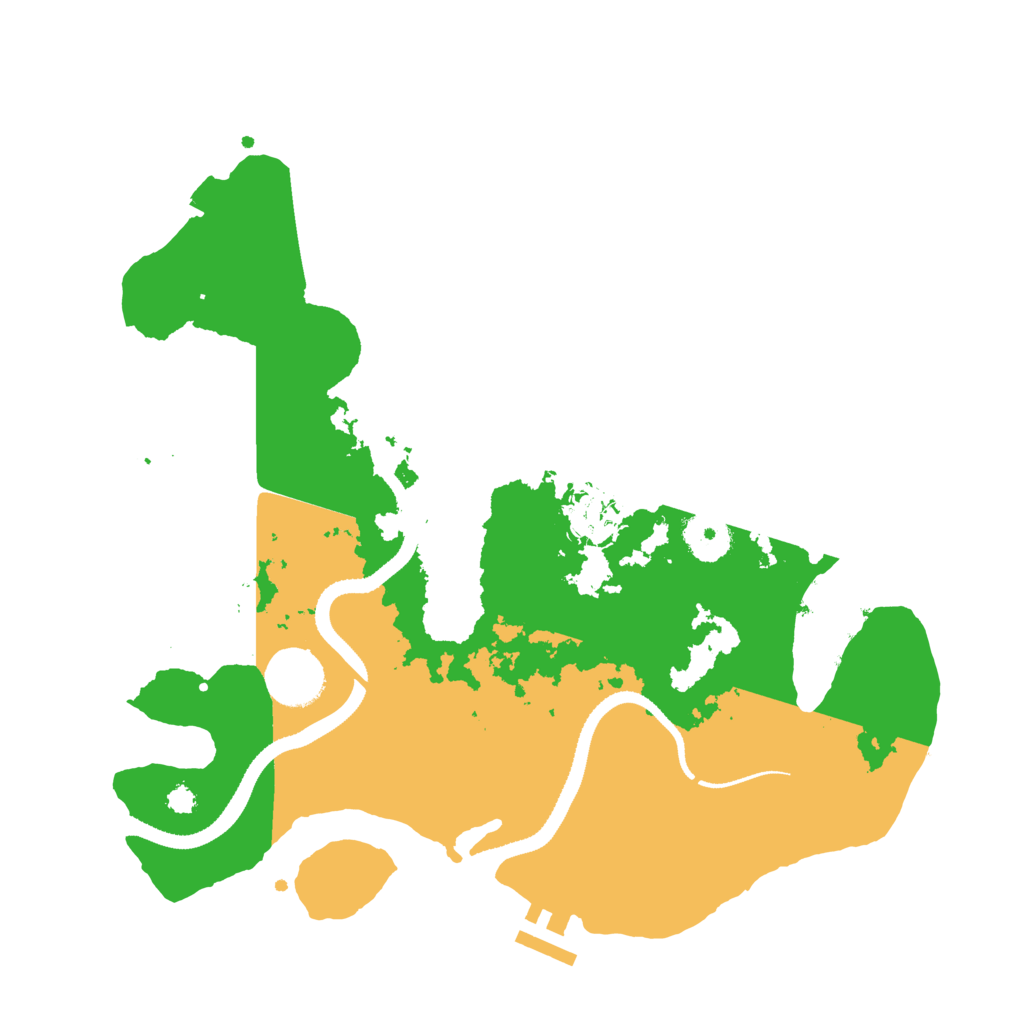 Biome Rust Map: Procedural Map, Size: 3295, Seed: 13825