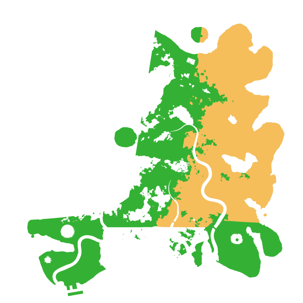 Biome Rust Map: Procedural Map, Size: 4000, Seed: 677656