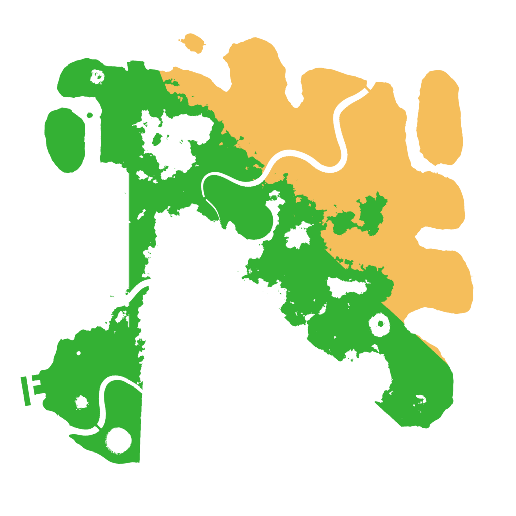 Biome Rust Map: Procedural Map, Size: 3600, Seed: 664922053