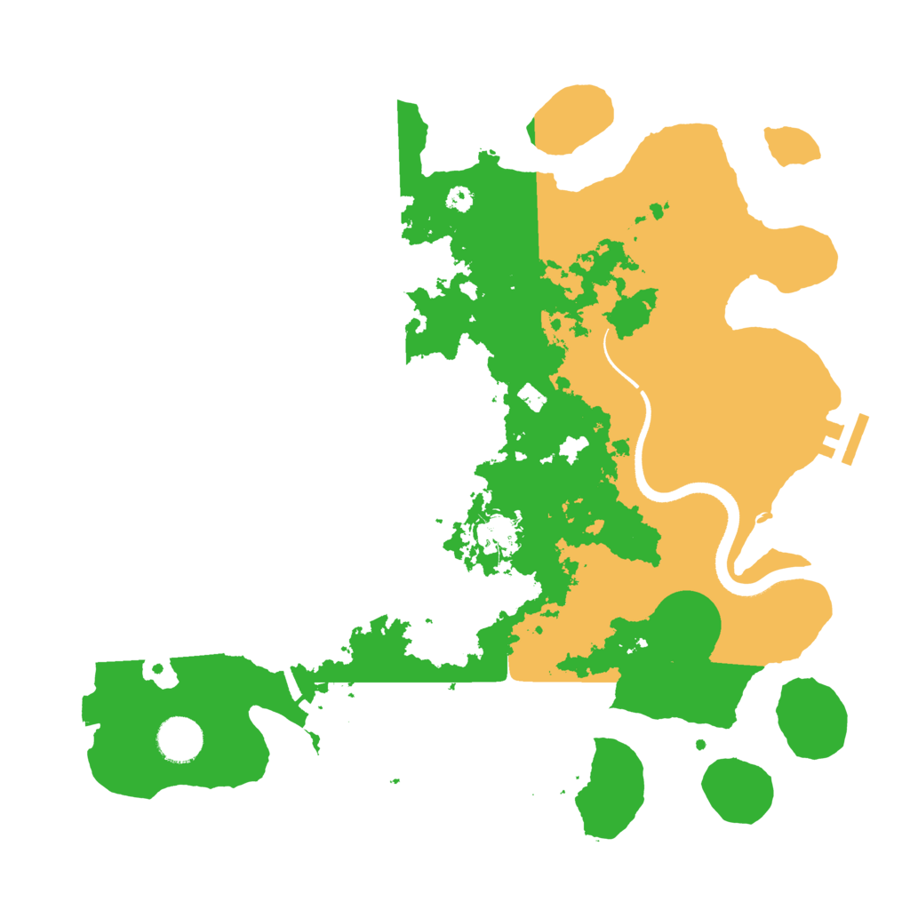 Biome Rust Map: Procedural Map, Size: 3500, Seed: 214789