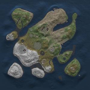 Thumbnail Rust Map: Procedural Map, Size: 2900, Seed: 3064, 11 Monuments