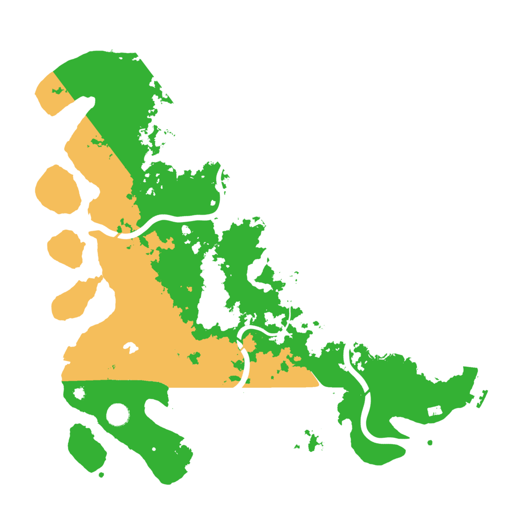 Biome Rust Map: Procedural Map, Size: 4000, Seed: 877190