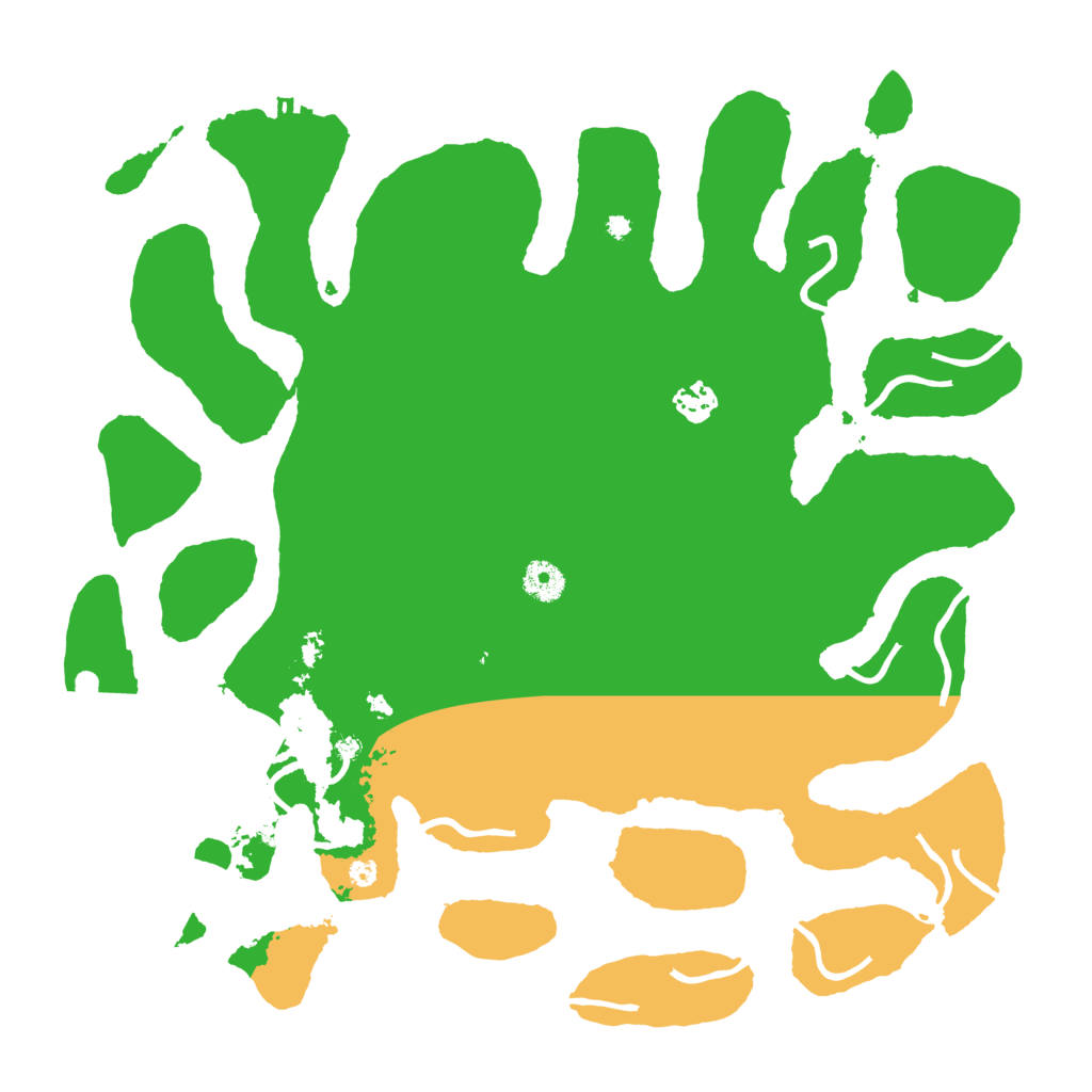 Biome Rust Map: Procedural Map, Size: 4000, Seed: 180084