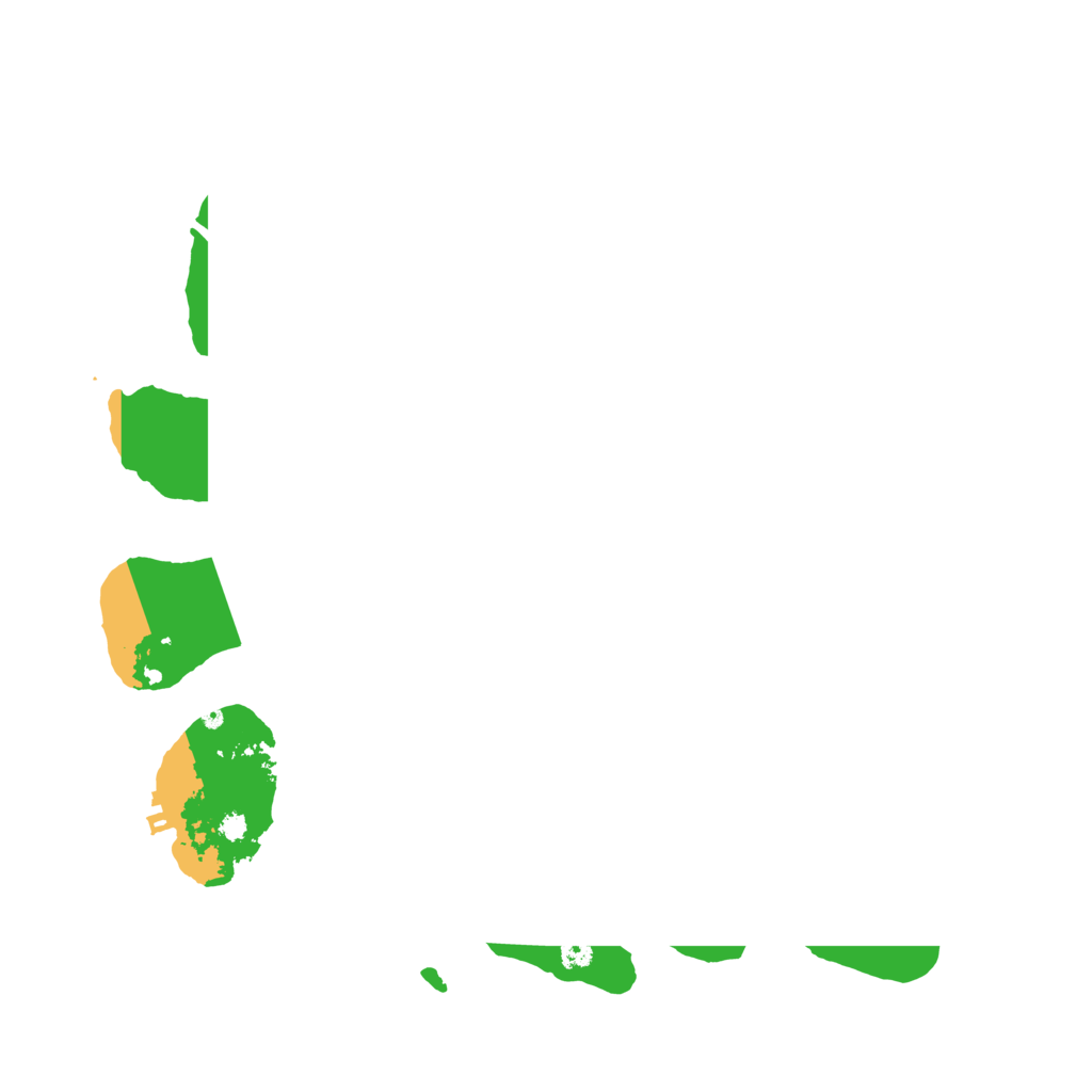 Biome Rust Map: Procedural Map, Size: 3500, Seed: 2067088194